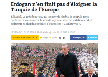 Le Monde’dan başyazı: Erdoğan yanlış hesap yapıyor