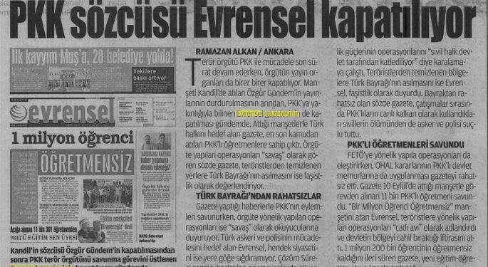 Medya yine hedefte: Evrensel gazetesi kapatılıyor mu?