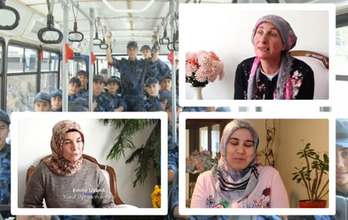 askeri öğrenciler ve anneleri