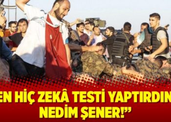 Sen hiç zekâ testi yaptırdın mı Nedim Şener!
