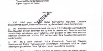 15 Temmuz’dan bir yıl önce meskun mahal sorumluluk alanları askeri birliklere dağıtıldı